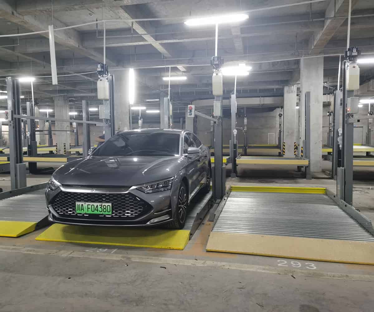 左右橫移機械式立體車庫回收